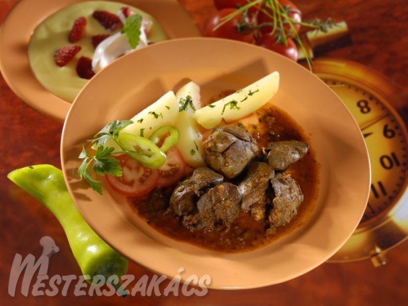 Pirított (resztelt) csirkemáj